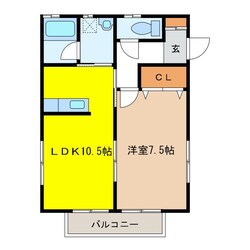 ビヴァルディの物件間取画像